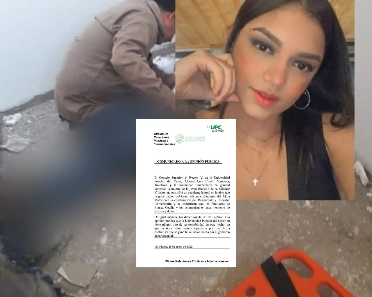 Blanca, era estudiante de ingeniería civil de la Universidad del Área Andina, en Valledupar,
