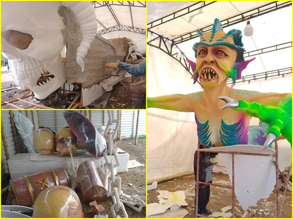 La costa pacífica, inspiración para el maestro Homero en su carroza ‘Maravelly: El Barco Fantasma’