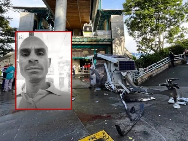Revelan identidad del hombre fallecido tras la caída de la cabina del Metrocable de Medellín