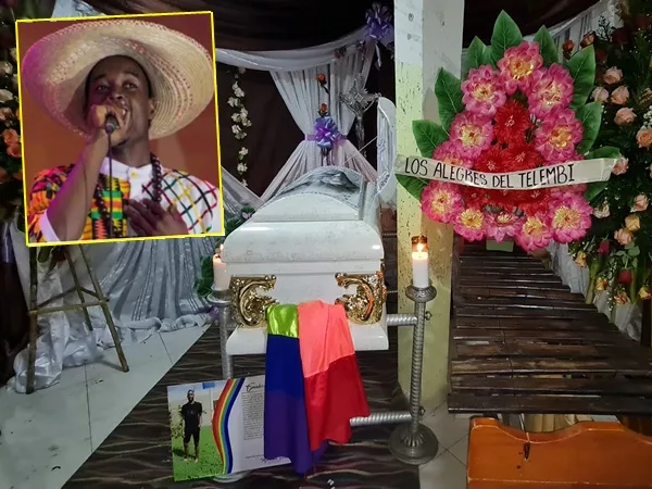 En medio de lágrimas y múltiples homenajes despidieron a Esnaider, la voz del Pacífico apagada por la violencia