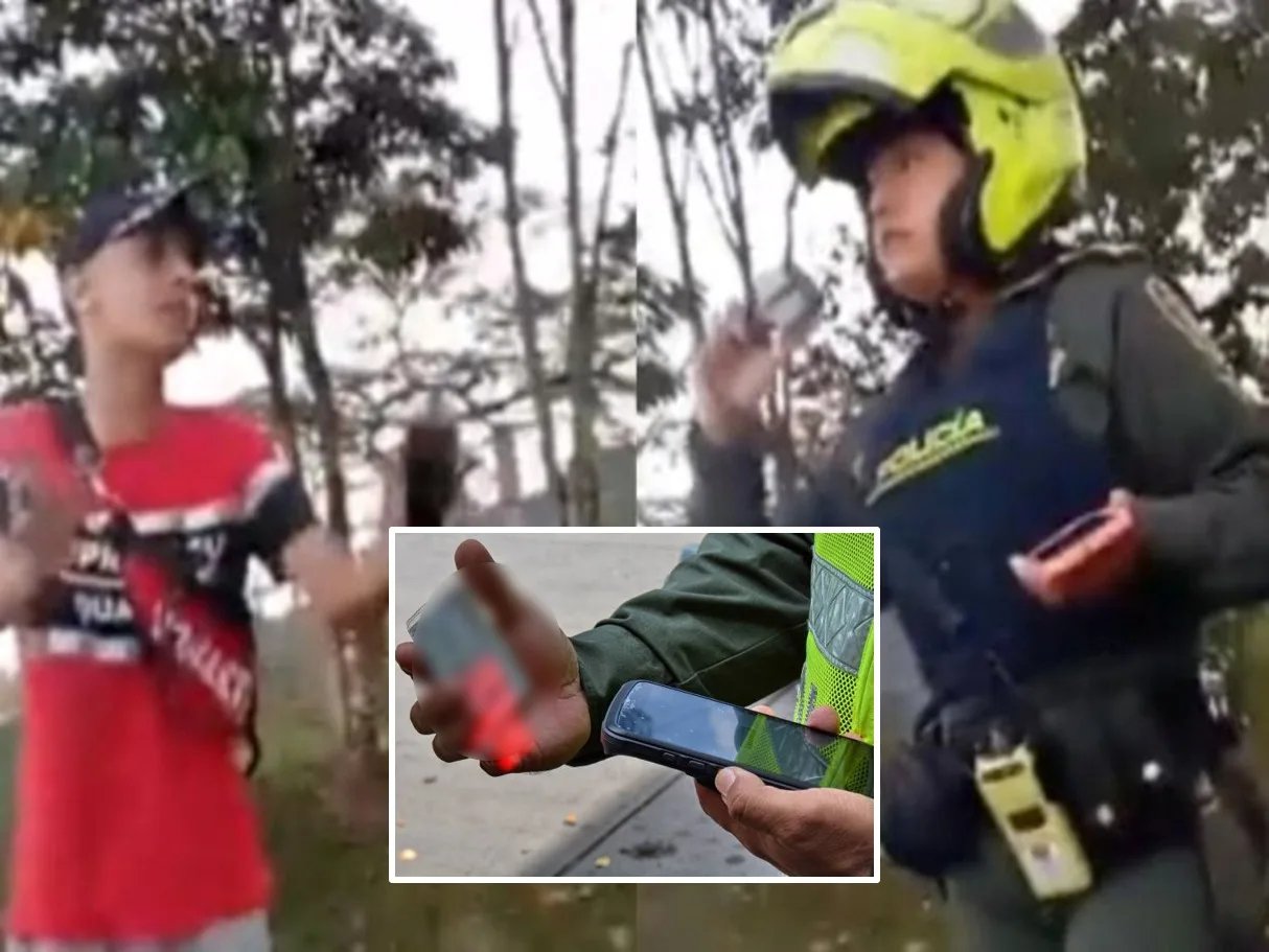 "Robaron un celular" veían si eran ellos, "no por la ropa de la cédula": El polémico y viral vídeo de la policía
