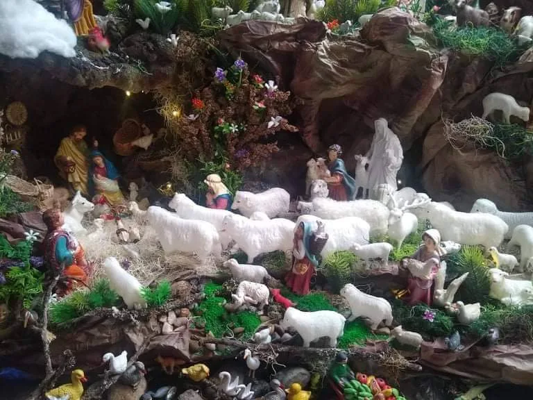 pesebre del polideportivo en Pasto