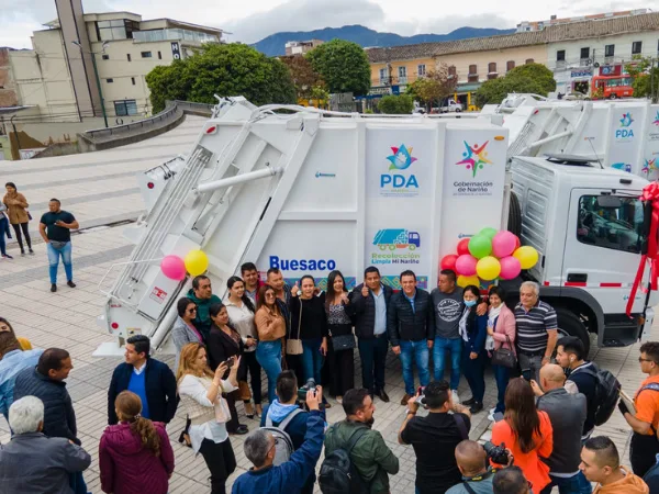 Camiones de recolección de basura, un proyecto que beneficia a 35 municipios de Nariño