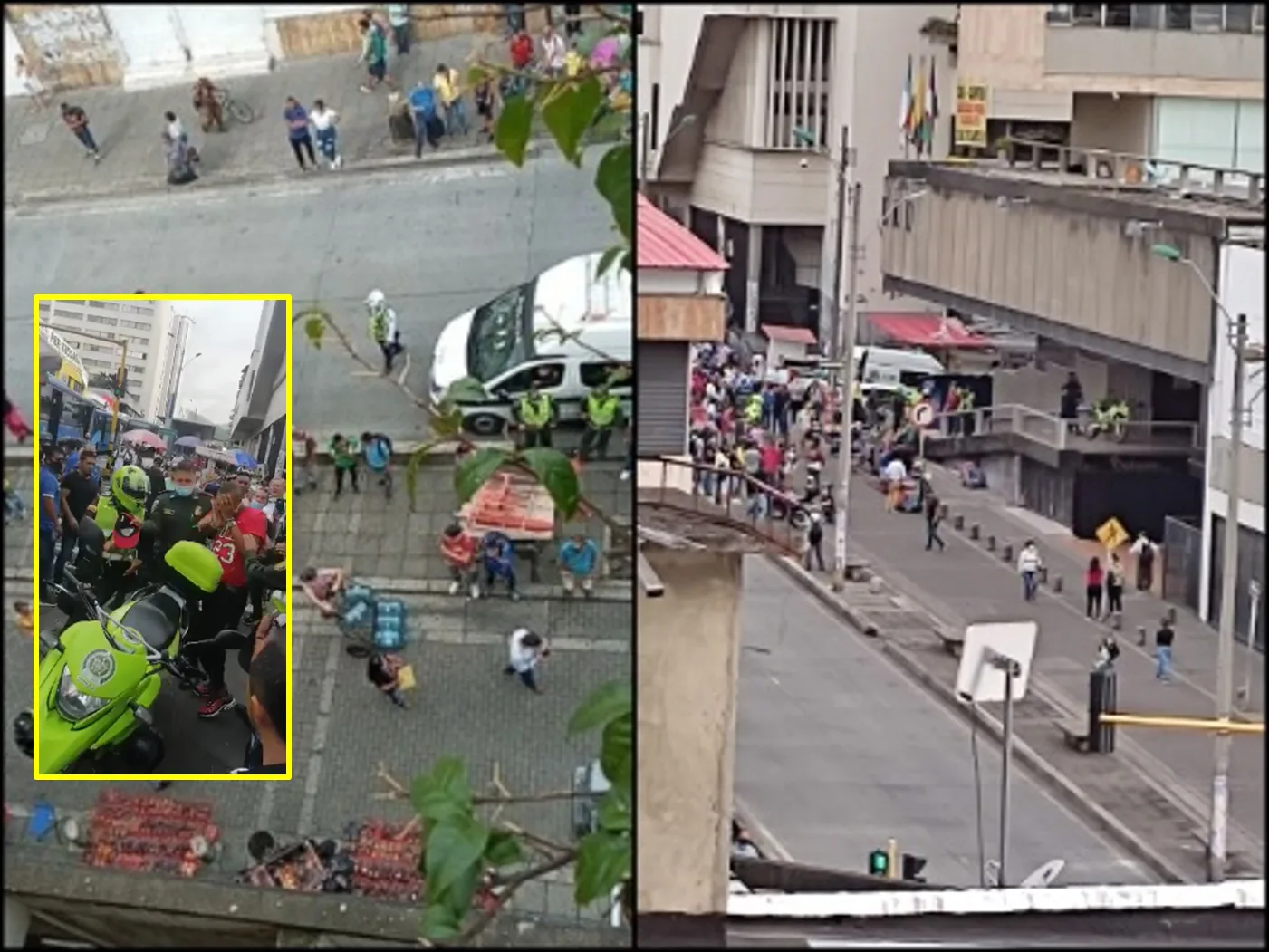 Reportan balacera en el centro de Cali, el hecho habría dejado una víctima mortal