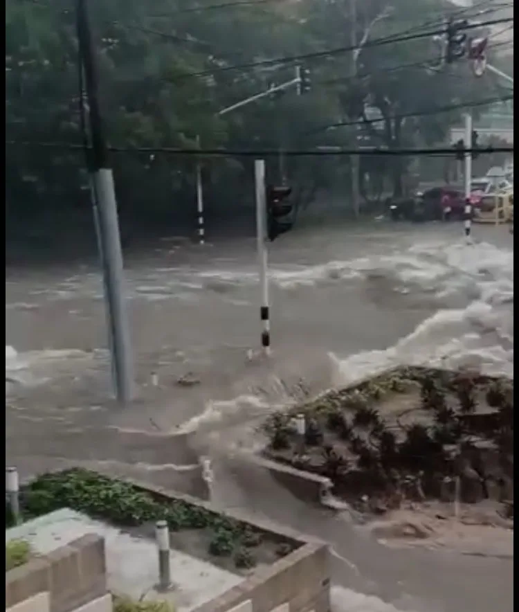 arroyo eb la 84B en Barranquilla