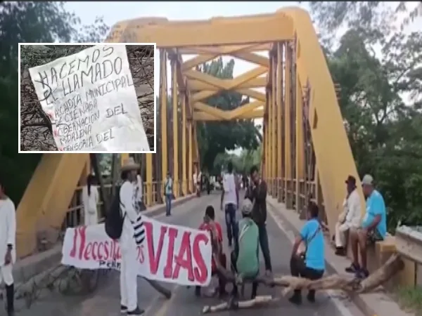 «Necesitamos vías»: Segundo día de bloqueos en la Troncal de Oriente en Santa Marta