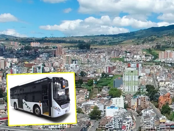 transporte público. en Pasto