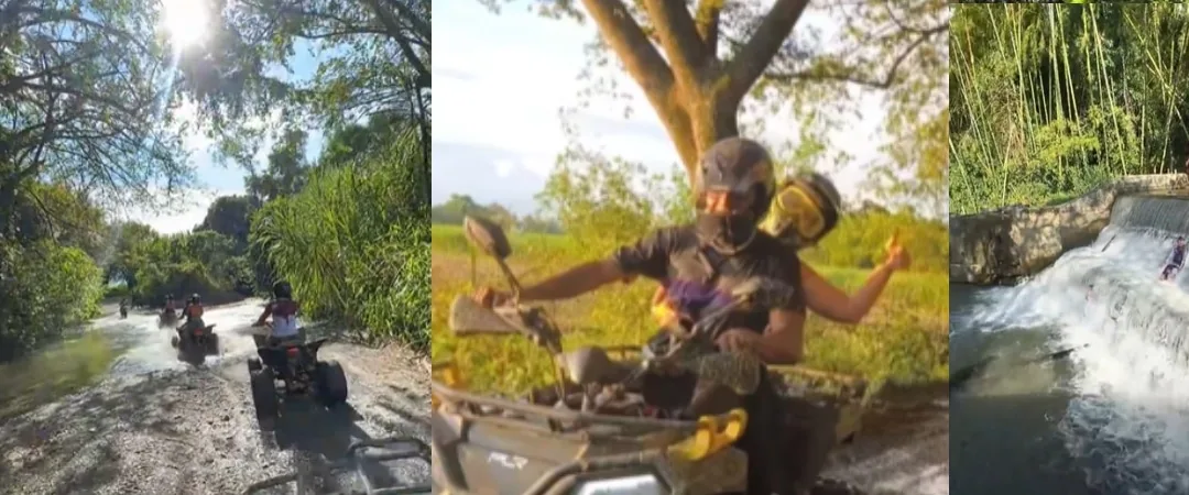 Cuatrimotos en Cerrito, Valle: la aventura extrema que termina en una cascada natural