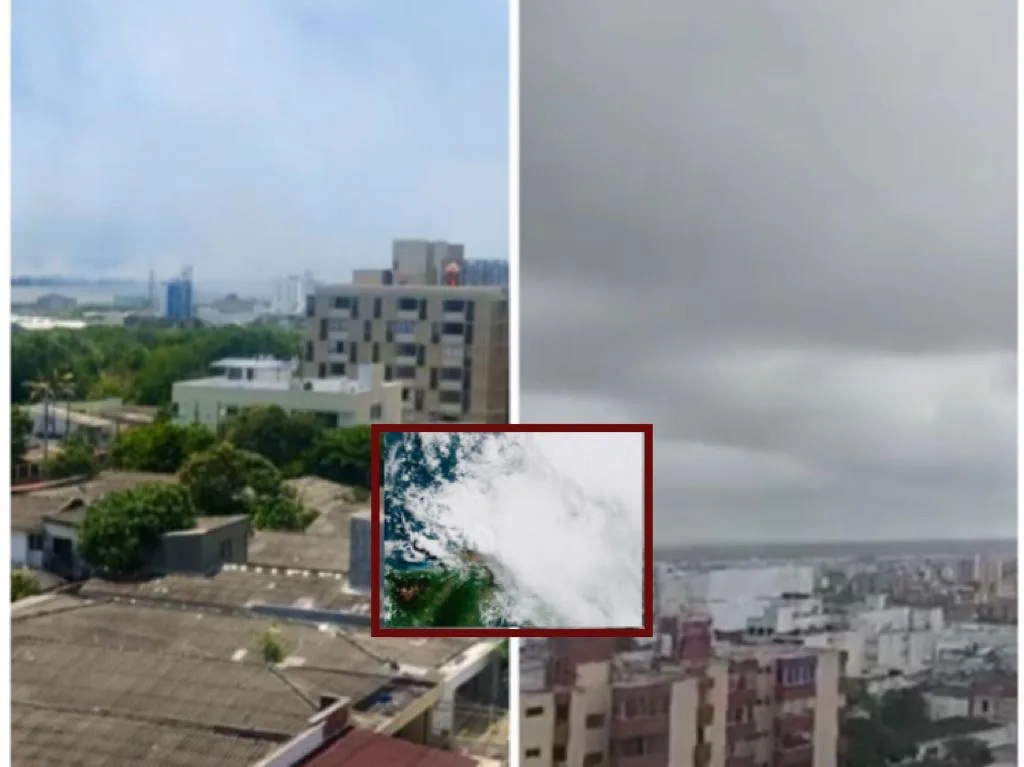 Región Caribe: en horas, de la ola de calor a las lluvias y vientos por la tormenta Bret