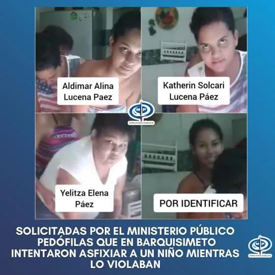 familiares niño Venezuela Barquisimeto