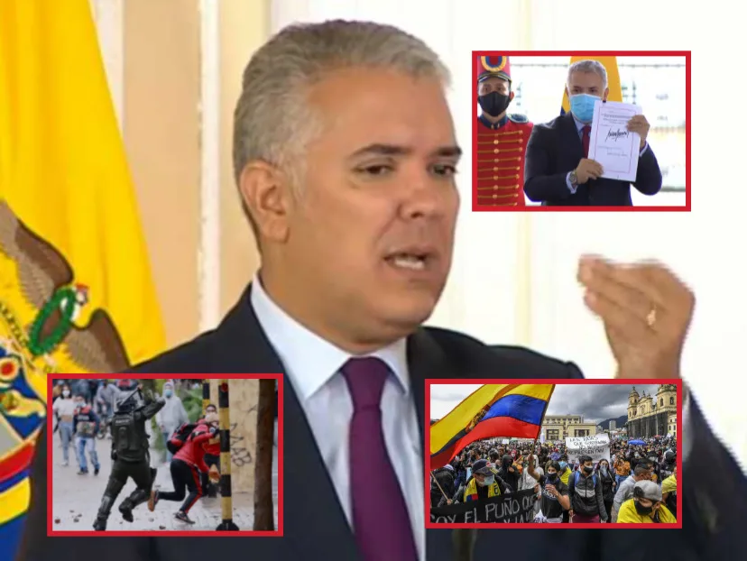 Protestas gobierno Duque