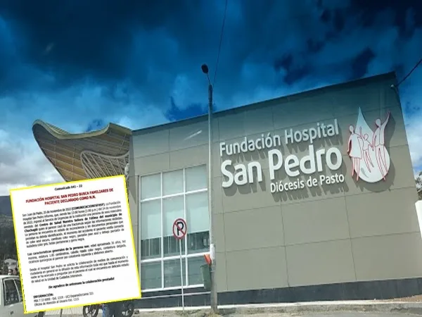 Desde un hospital de Pasto buscan a familiares de paciente ‘N.N’ que cayó de una tractomula
