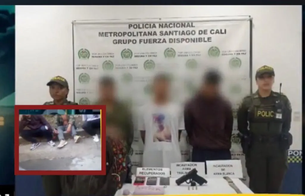 En Cali, vía a Cristo Rey, por robarlo le dieron un cachazo delante de sus hijas