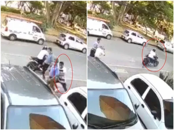 Venía siguiéndolo, vio donde llevaba el celular, lo empujó y lo robó, en Cali