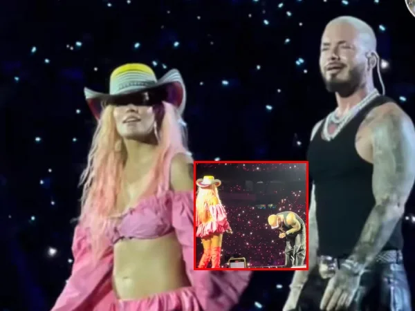 Karol G invitó a J Balvin en su histórico concierto Sold Out en Estados Unidos 