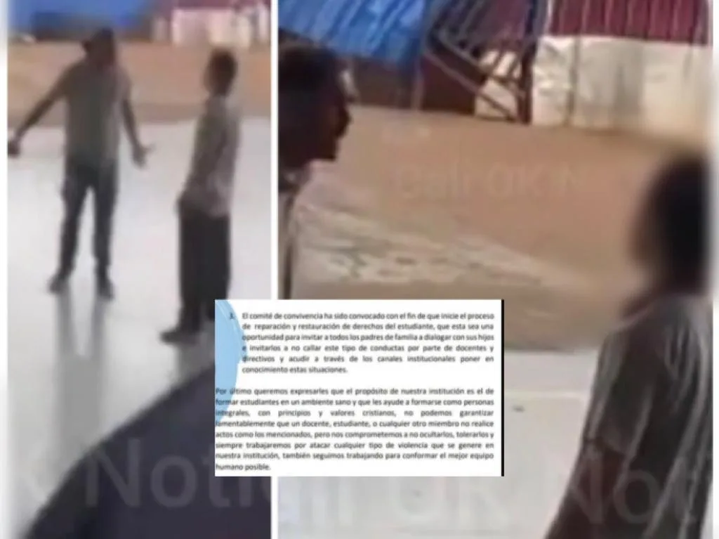 colegio Guías en Cali profesor gritó a un alumno