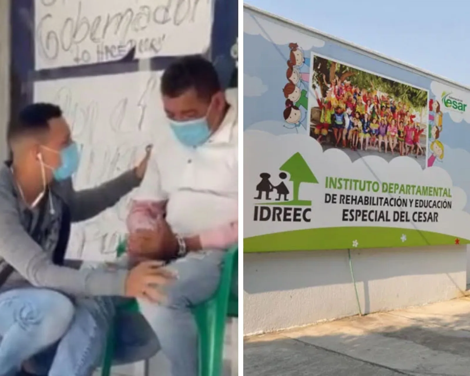 sin sueldo se encadenó en Valledupar