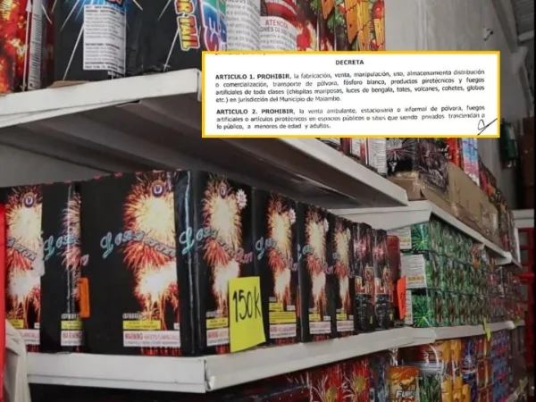 Prohibida la venta de pólvora en Malambo