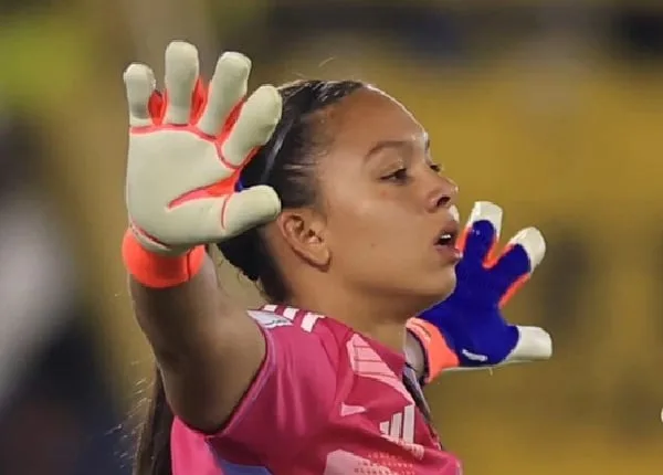 Luisa Agudelo, portera de la Selección Colombia.