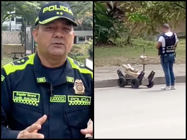 Era un 'canguro' y sí tenía explosivos pero "no activador": Policía por "paquete sospechoso" en Cali