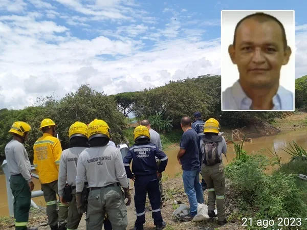 operario de Emcali que resbaló y cayó al río Cauca en Cali
