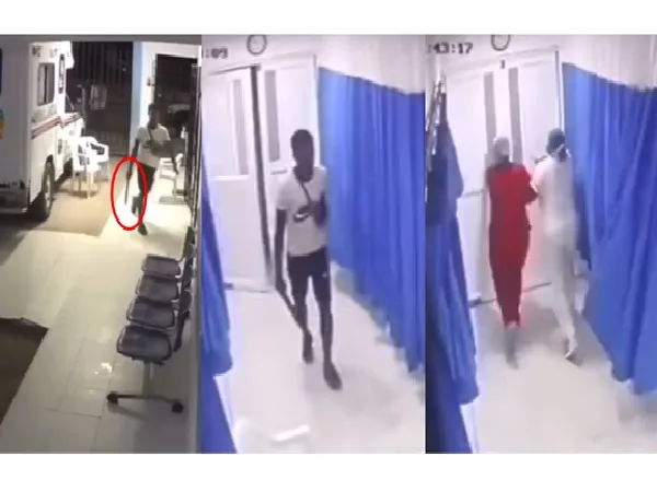 Se volaron las rejas del hospital para "rematar" con cuchillos y machete a dos hombres con los que habían tenido una riña