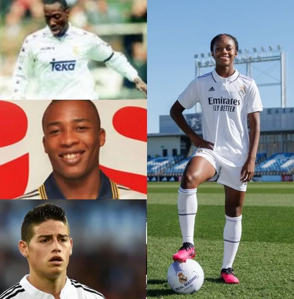 Rincón, Congo, James Rodríguez y ahora Linda Caicedo: colombianos que han vestido la pesada del Real Madrid