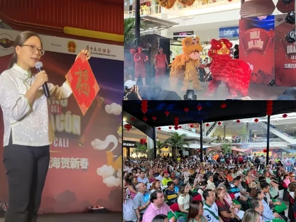Año nuevo chino: Palmetto Plaza entre danzas y ópera china lo celebró con más de 2000 visitantes en Cali 