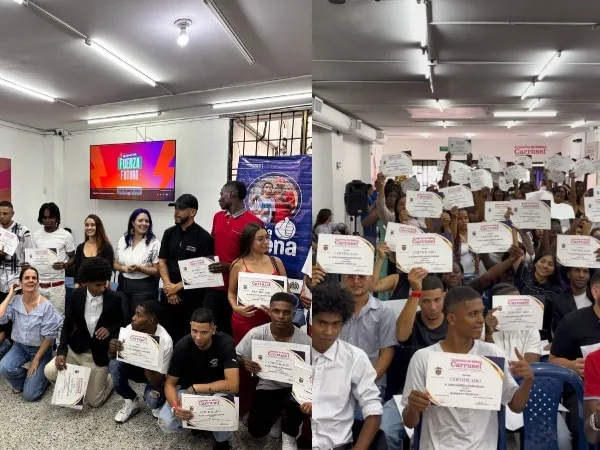 Capacitación que abre puertas: 99 jóvenes de la Ladera de Cali y Agua Blanca se graduaron en diferentes areas y están listos para emprender