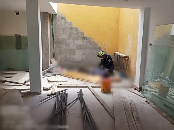 Joven en Ipiales realizaba trabajos de mantenimiento y cayó desde una altura de 4 metros