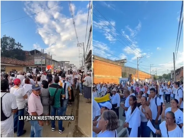 Jamundí marchó por la paz: así fue el recorrido