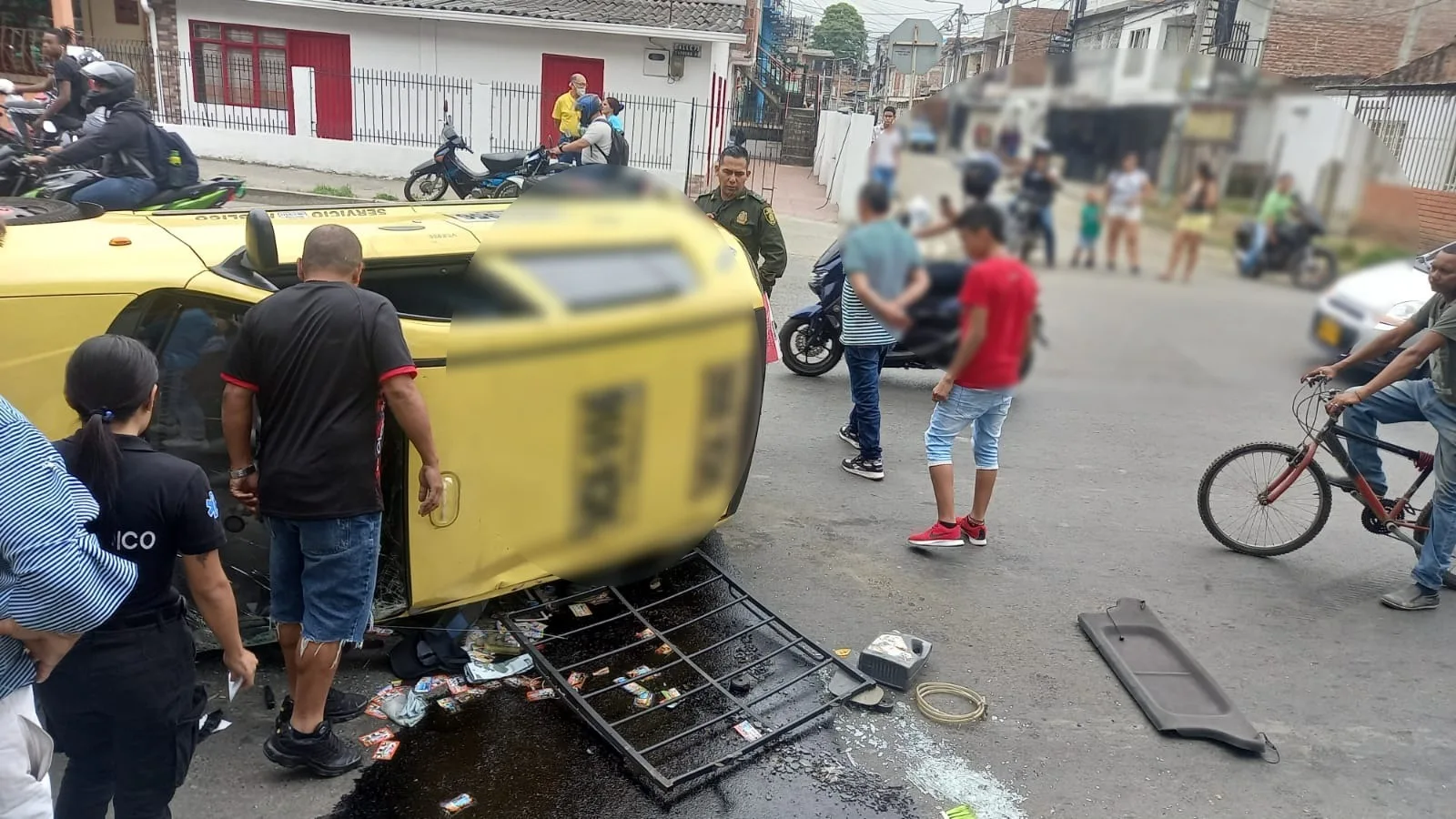 un taxi en