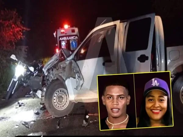 Vanesa y Cristian se movilizaban en una motocicleta y al parecer, de un momento a otro fueron embestidos por el conductor de una camioneta.