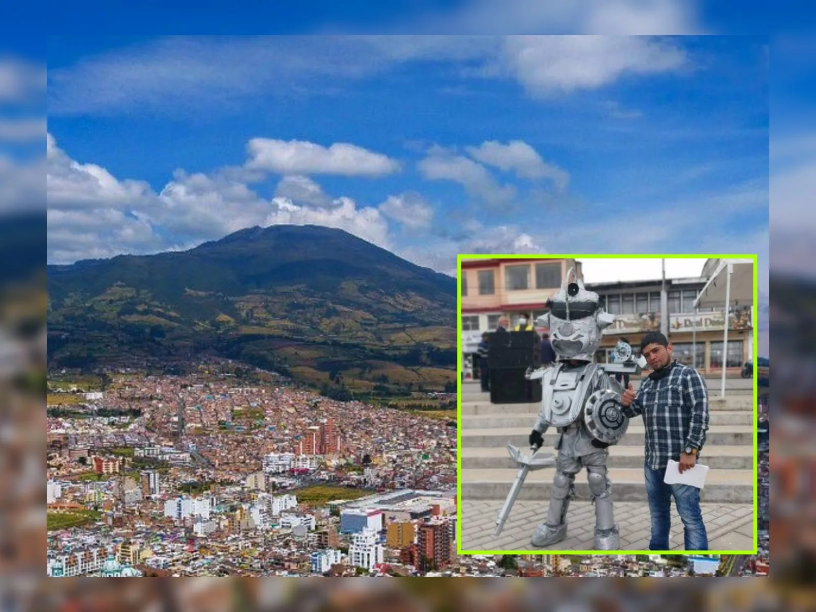 'Electrón' es el robot ambientalista que causa sensación en Pasto