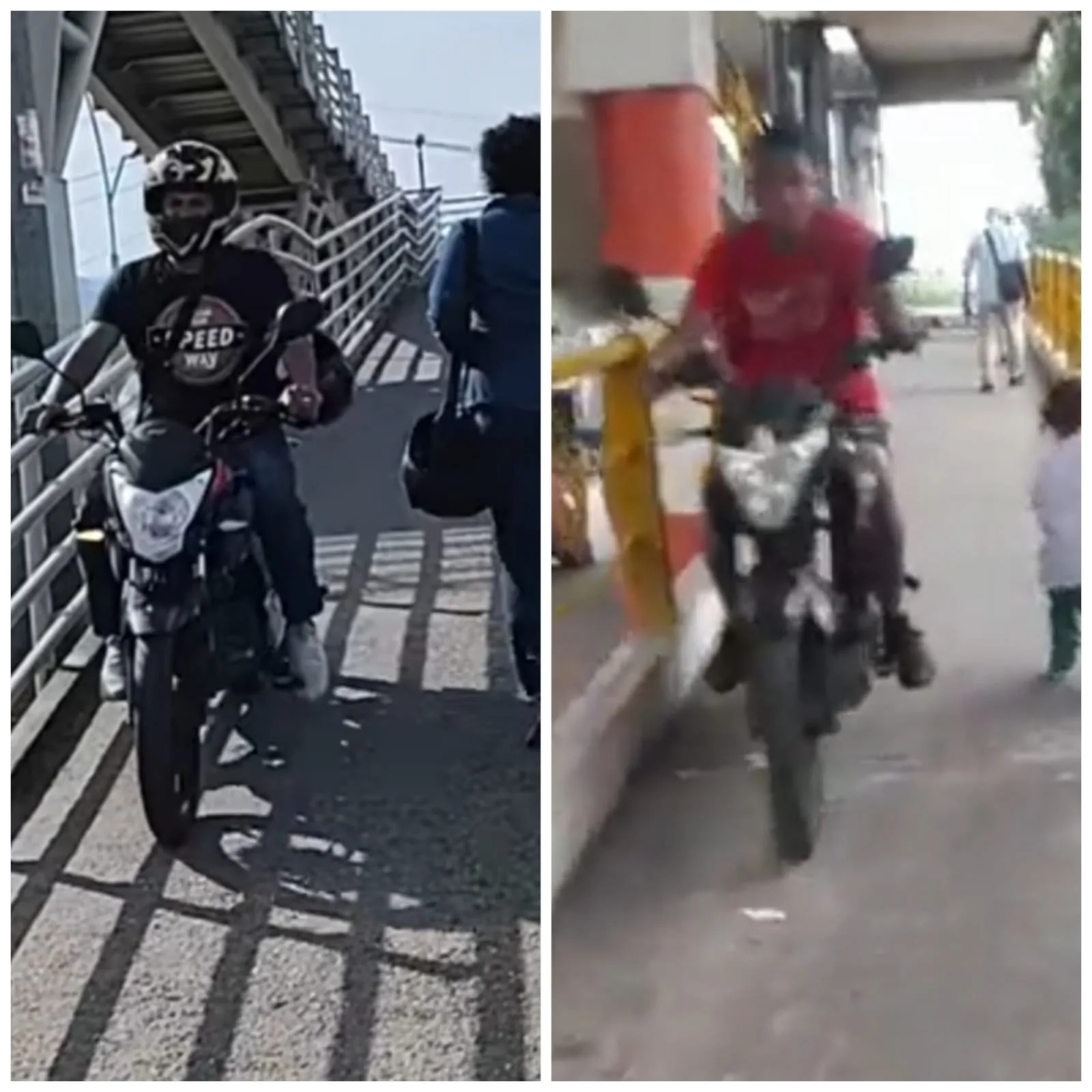 Motos en los puentes no pasa solamente en Cali, pasa en otras partes del país, "la falta de civismo está desbordada", comentan