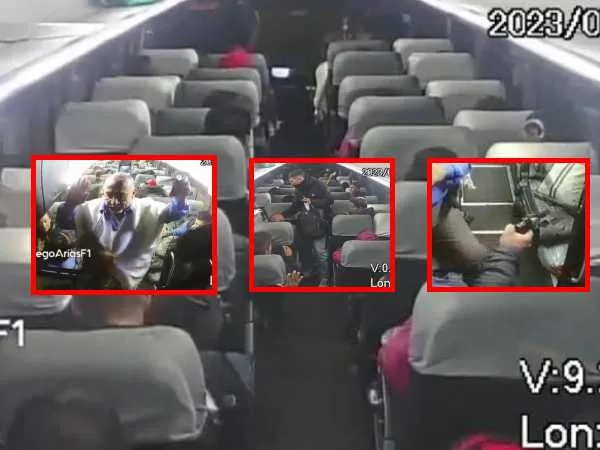 Ladrones se subieron en un bus en Bogotá y "robaron 28 pasajeros", ahora los están 'boleteando'