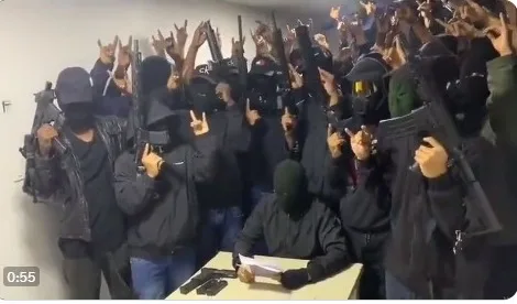 Los Lobos' en Ecuador, anunciado que mataron al candidato Villavicencio y "advirtiendo" a otros candidatos.