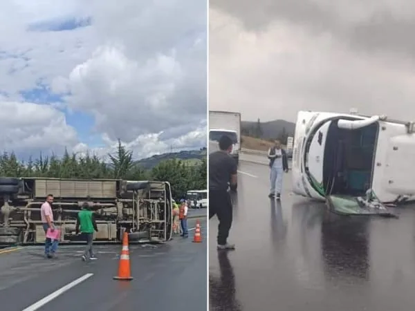Una "falla en los frenos", la hipótesis que manejan autoridades tras accidente de bus escolar entre Coba Negra y Catambuco en Nariño