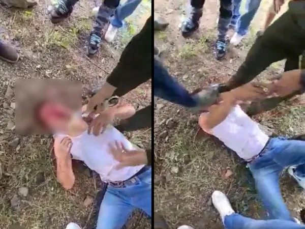 "No, ya no se puede más muchachos", policías a hombres que pedían "un ratico más" para pegarle a presunto ladrón