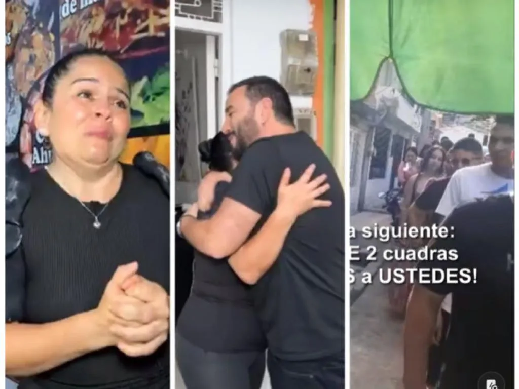 Se le llenó el negocio, comerciante lloró de felicidad porque Tulio Recomenda la visitó