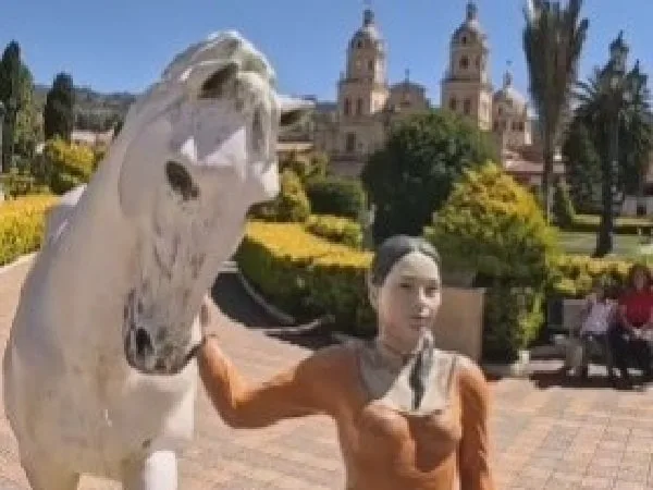 Caballo Palomo en Santa Rosa de Viterbo.