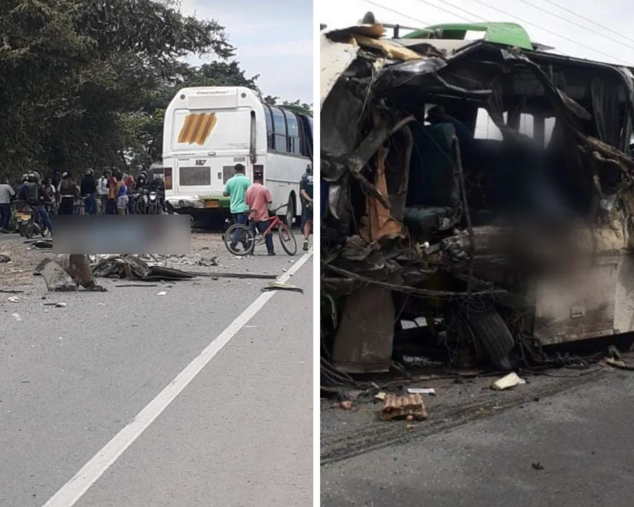 Una de las llantas del tren cañero se habría explotado y provocado el trágico accidente en Candelaria