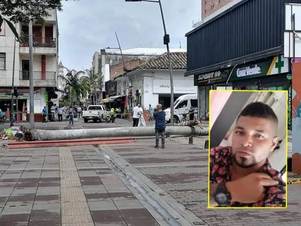 Víctor se encontraba podando un árbol, cuando murió