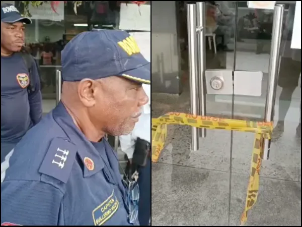 No aguantaron más y protestaron en la Alcaldía: Bomberos en Buenaventura piden "salarios atrasados y salud"