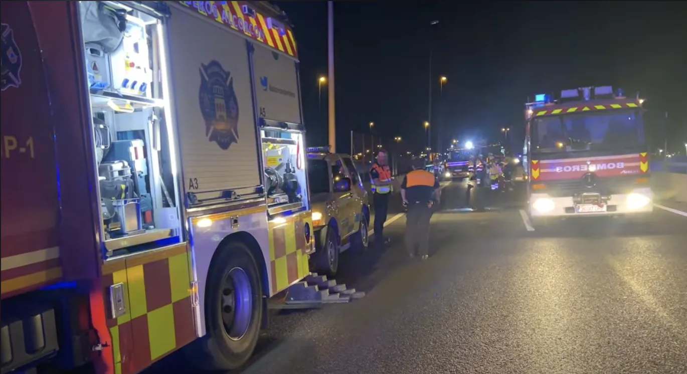 Colombiano causó trágico accidente en la autovía M-50 de Madrid, al transitar en sentido contrario