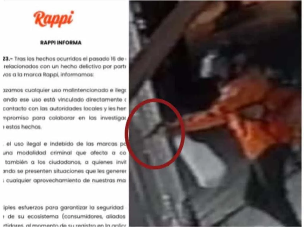 Sicarios y ladrones "disfrazados" de rappitenderos y domiciliarios, advierten que se pueden comprar chaquetas, gorras, de estas empresas "sin ninguna restricción". Fotos: composición: captura de video / Rappi Colombia