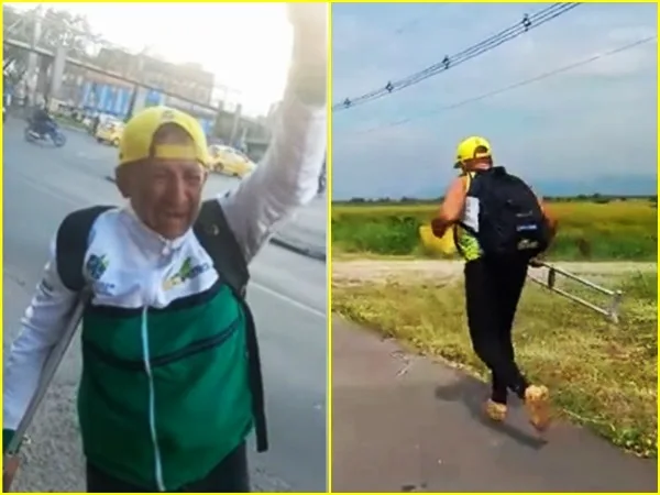 ¡Lo logró! don Jorge salió trotando con su muleto desde Mocoa hasta Bogotá, recorrió 640 kilómetros