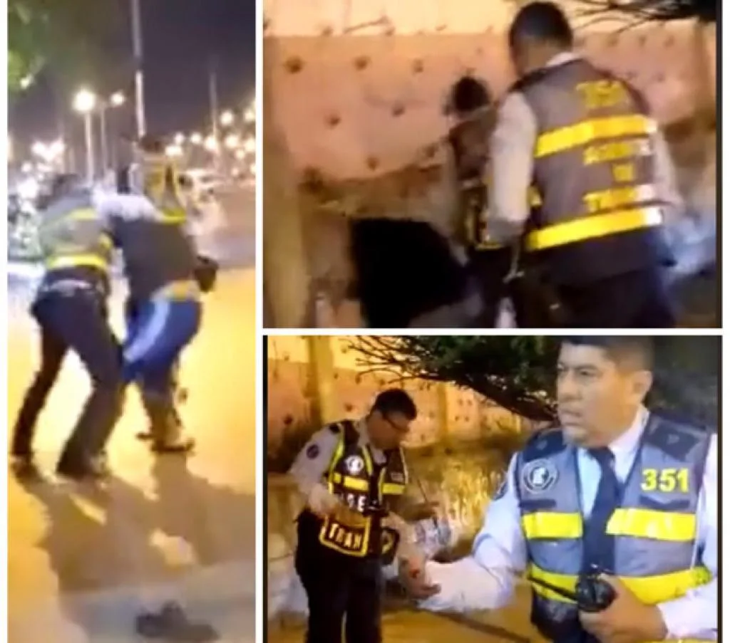 agentes pelea Cali