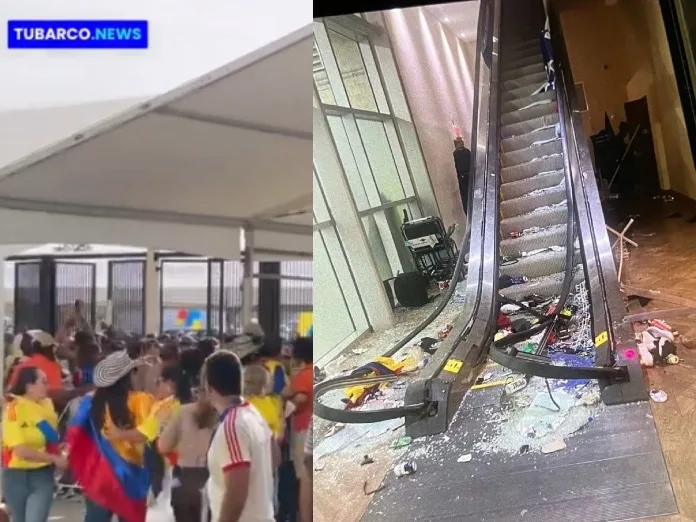 Vidrios rotos y escaleras destrozadas : Daños en el Hard Rock Stadium de Miami