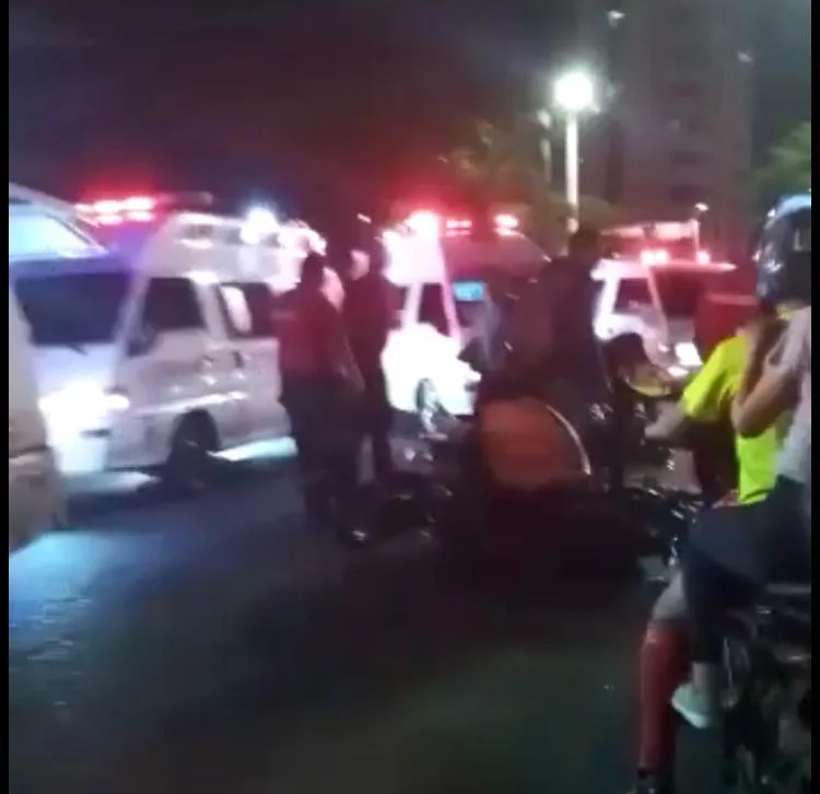 guala accidentada en Cali